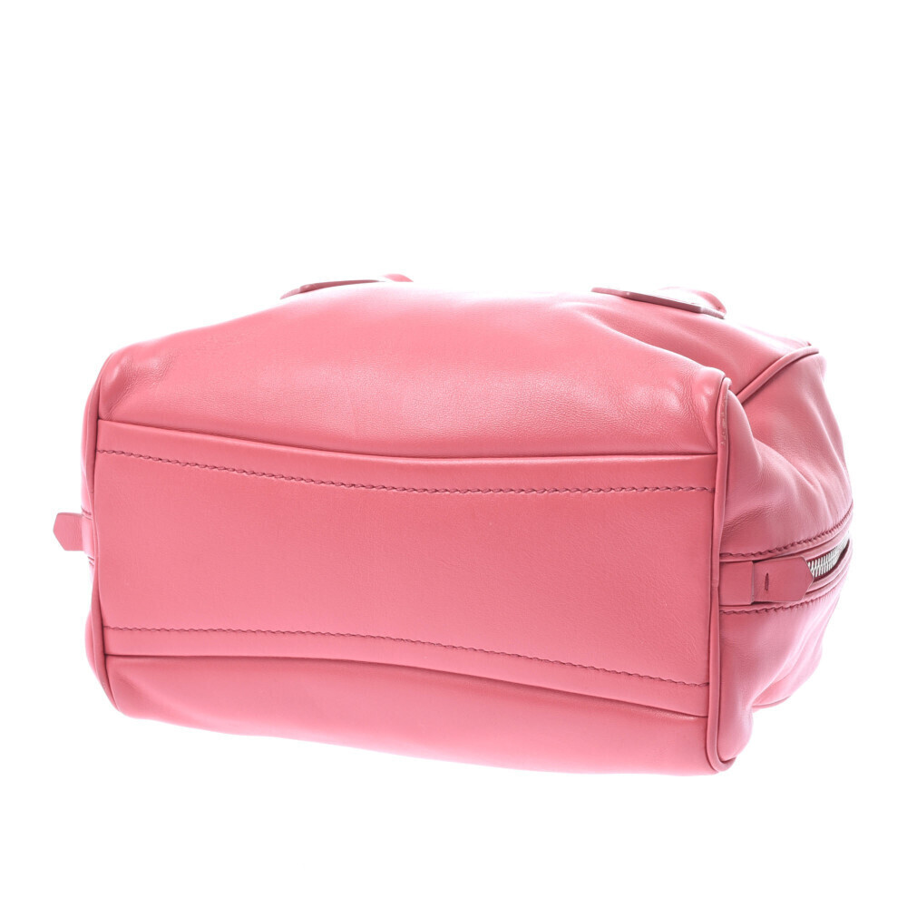 Prada Handbag Bag Pink Calfskin Boston - Picture 5 of 11